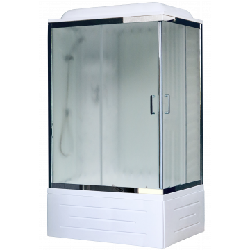 Душевая кабина Royal Bath RB8120BP6-WC-CH-L (белое/матовое)